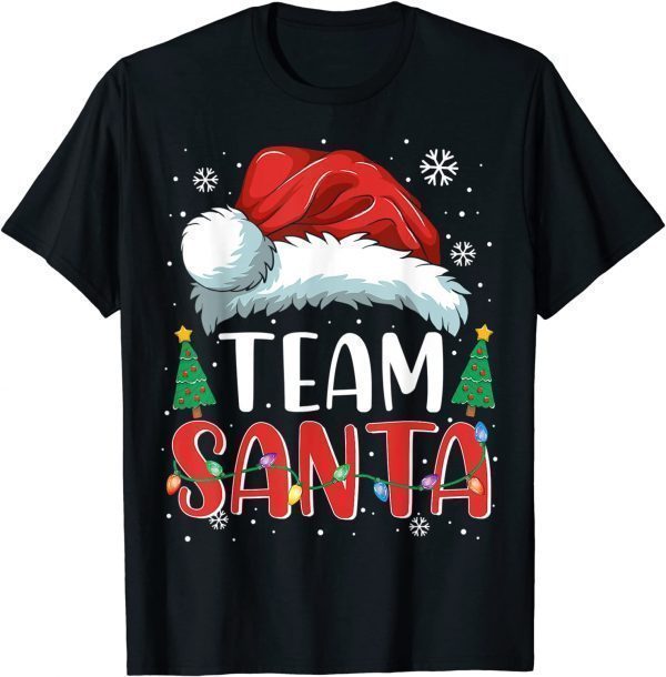 Team Santa Christmas Family Matching Pajamas Classic Shirt