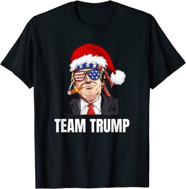 Team Trump Christmas Pajama Dear Santa All I Want Is A New Gift T-Shirt