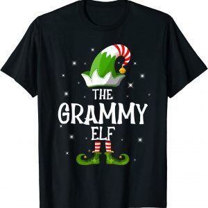 The Grammy Elf Family Matching Group Christmas T-Shirt