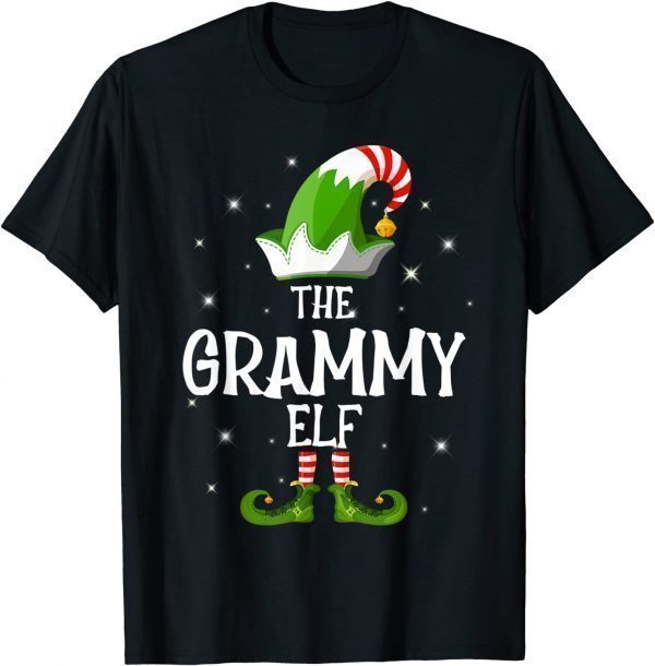 The Grammy Elf Family Matching Group Christmas T-Shirt