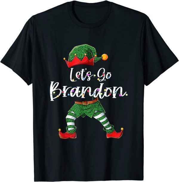 The Let's Go Brandon Elf Matching Family Pjs Christmas 2022 Shirt