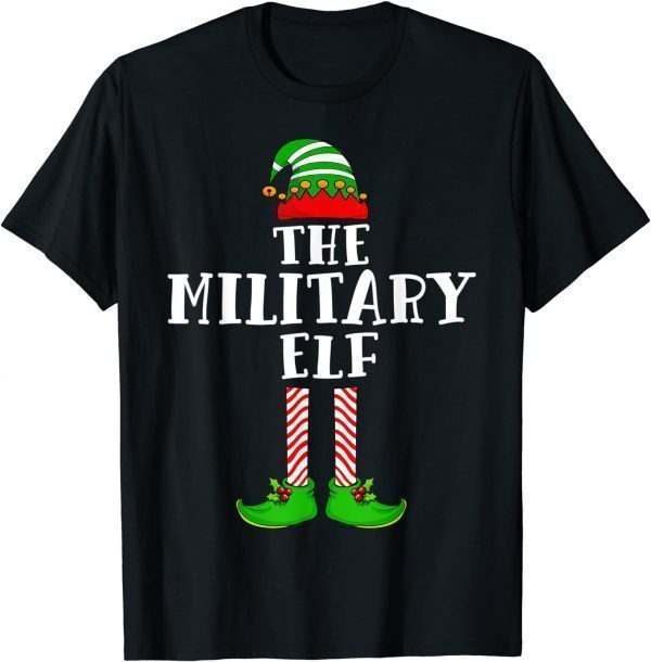 The Military Elf Christmas Matching Family Xmas Costumes Unisex Shirt