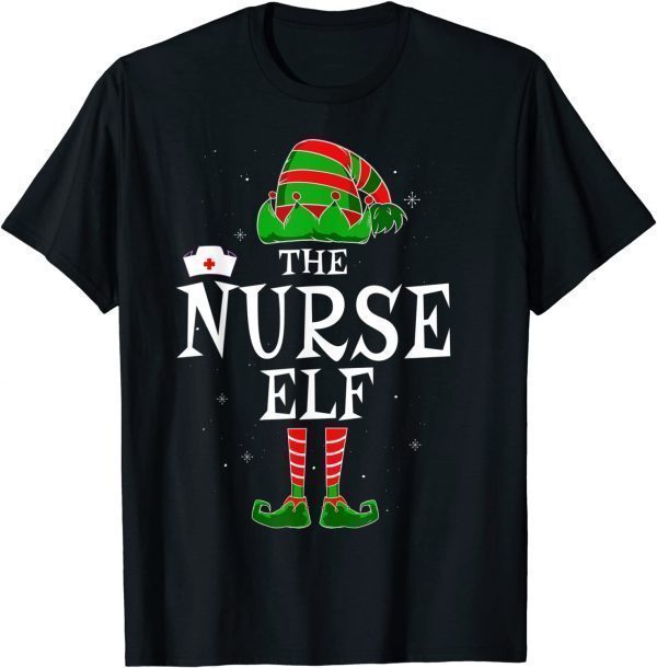 The Nurse Elf Group Matching Family Christmas Nursing Classic Shirt