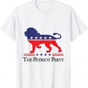 The Patriot Party Lion Conservative Patriotic Apparel For US 2022 Shirt