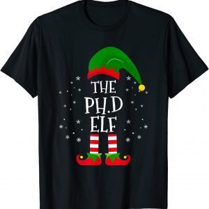 The Ph.D Elf Matching Family Christmas Party Pajama 2022 Shirt