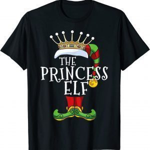 The Princess Elf Xmas Matching Christmas T-Shirt