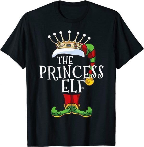 The Princess Elf Xmas Matching Christmas T-Shirt