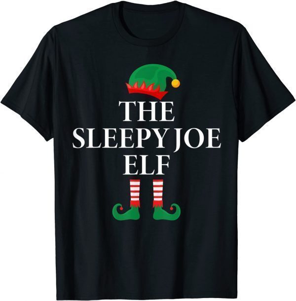 The Sleepy Joe Elf Anti Biden Matching Family Pjs Christmas Classic Shirt