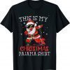 This Is My Christmas Pajama - Dabbing African American Santa X-mas 2022 Shirt