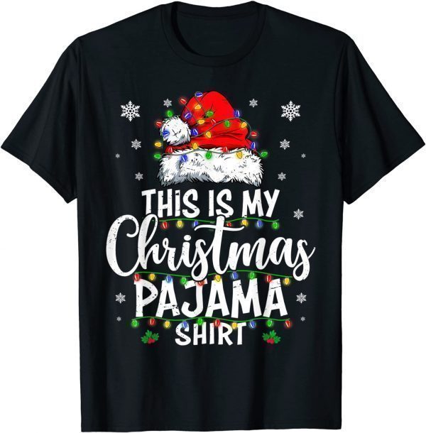 This Is My Christmas Pajama Shirt Lights 2022 Shirt