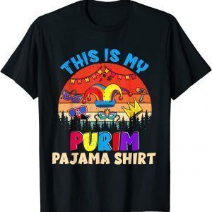 This Is My Purim Pajama Shirt Mardi Gras Lover 2022 Shirt