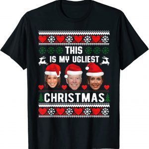 This Is My Ugliest Christmas Anti-Biden Xmas T-Shirt