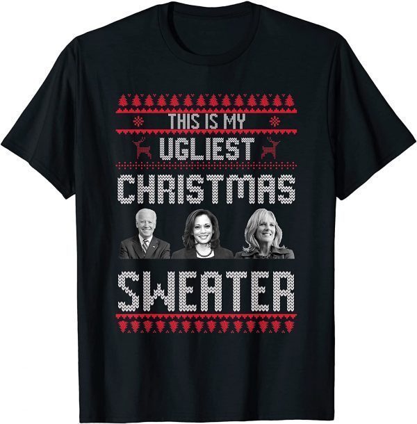 This Is My Ugly Christmas Anti-Biden Xmas Pajamas Sweater Classic Shirt