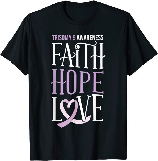 Trisomy 9 Awareness Day Mom Dad Parent March 9 Classic Shirt