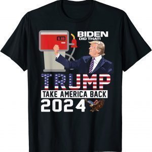 Trump 2024 Flag Anti Joe Biden Mean Tweets Gas 2022 Shirt