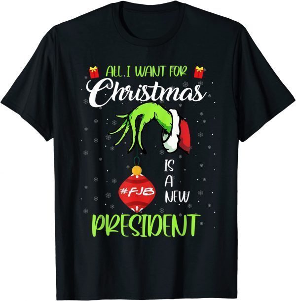 Trump All I Want For Christmas Is A New President Republican Limited Shirt