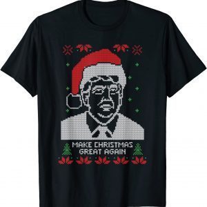 Trump Costume PJ Lets Make Christmas Great Again Ugly Xmas Classic Shirt