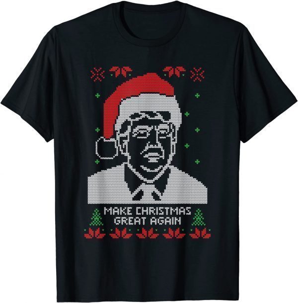 Trump Costume PJ Lets Make Christmas Great Again Ugly Xmas Classic Shirt