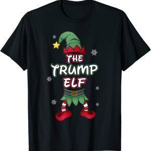 Trump Elf Christmas Pajamas Pjs Matching Family Group 2022 Shirt