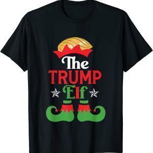 Trump Elf Matching Family Group Christmas Party Pajama X-mas Classic Shirt