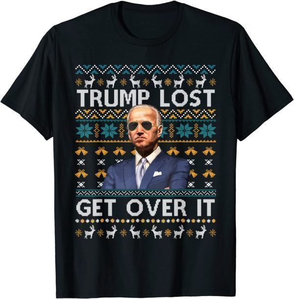 Trump Lost Snowflake Pro Joe Anti Trump Xmas Pajamas T-Shirt