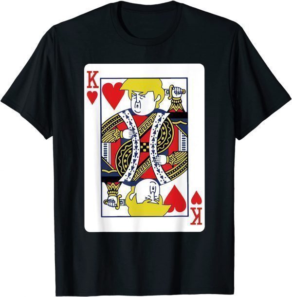 Trump The King of Hearts, Trump Santa Christmas, Trump 2022 Shirt