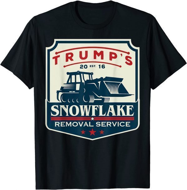 Trump's Snowflake Removal Service - Donald Trump 2020 T-Shirt