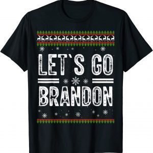 Ugly Christmas Lets Go Branson Brandon Conservative Classic T-Shirt
