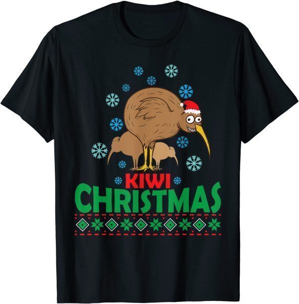 Ugly Christmas with Kiwi Bird from New Zealand Classic Shirt