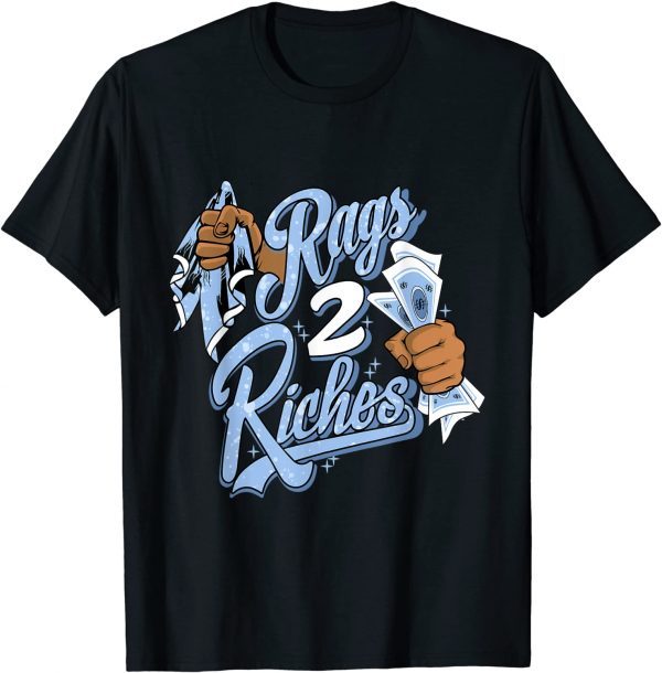 University Blue 4s Sneaker Match Rags 2 Riches To Match Limited Shirt
