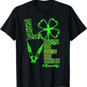 Vaccine Nurse St. Patrick's Love T-Shirt