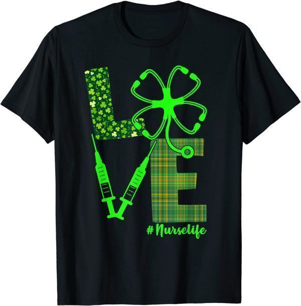 Vaccine Nurse St. Patrick's Love T-Shirt