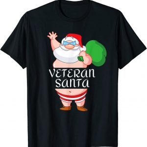 Veteran Santa Elf Matching Family Group Christmas Party PJs 2022 Shirt