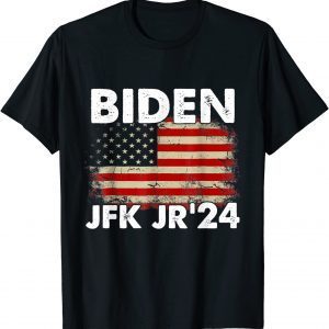 Vintage Joe Biden Jfk Jr'24 Flag Official Shirt