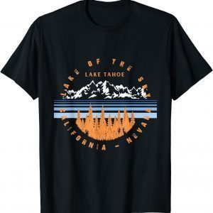 Vintage Lake Tahoe Lake Of The Sky California Nevada T-Shirt