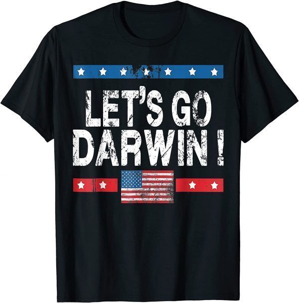 Vintage Lets Go Darwin US Flag 2022 Shirt