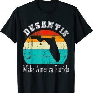 Vintage Trump DeSantis 2024 Election, Make America Florida Classic Shirt