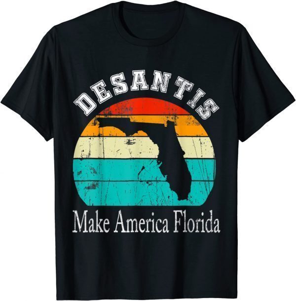 Vintage Trump DeSantis 2024 Election, Make America Florida Classic Shirt