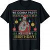 We Gonna Party Like It's My Birthday Jesus Ugly Christmas Classic Shirt