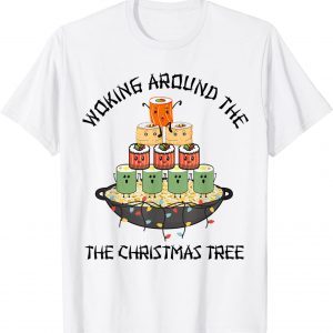 Woking Around the Christmas Tree Anime Kawaii Manga Limited Shirt
