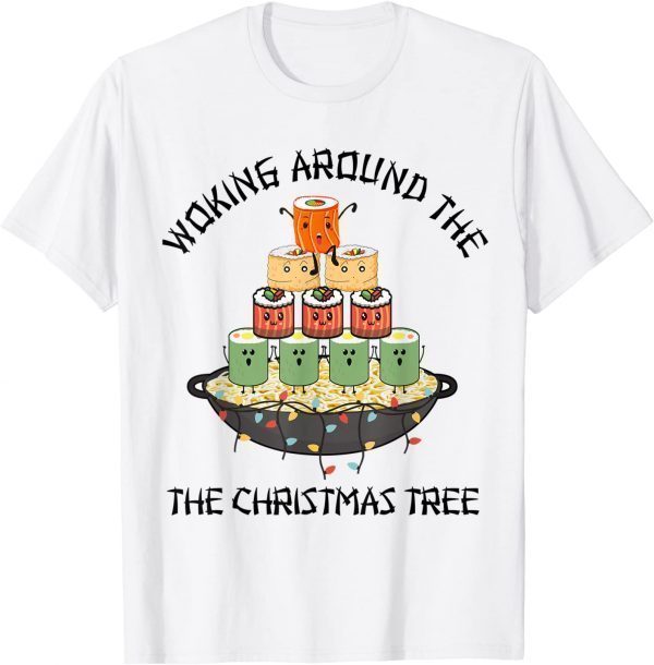 Woking Around the Christmas Tree Anime Kawaii Manga Limited Shirt