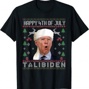 X-mas Biden Happy 4th of July Ugly Christmas Sweater Classic Shirt