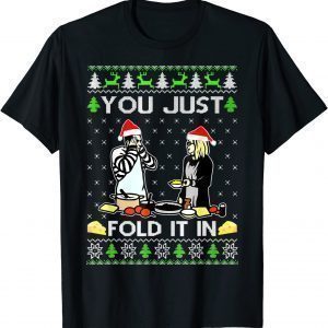 Merry Christmas Yall Gnomes Santa Retro Red Truck Tee Shirt