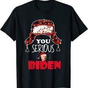 You Serious Biden Christmas 2022 Family Buffalo Plaid Limited T-Shirt