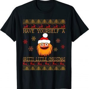 have yourself a Gritty little christmas 2022 Shirt