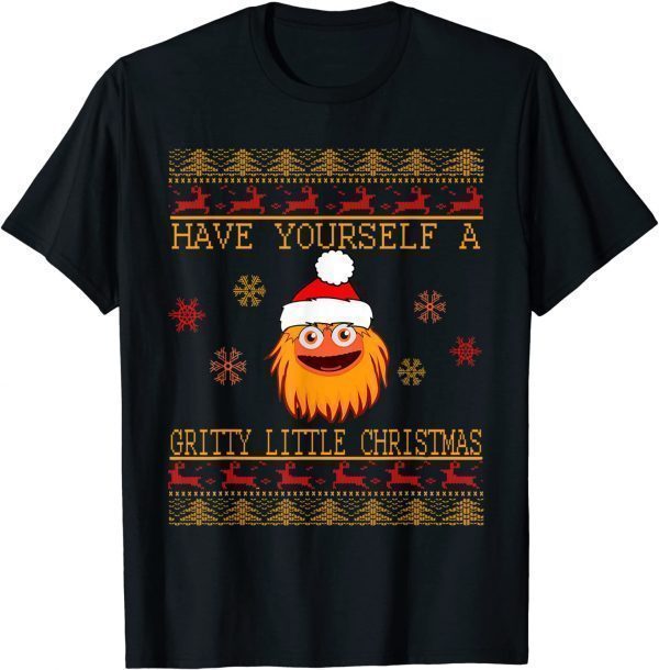 have yourself a Gritty little christmas 2022 Shirt