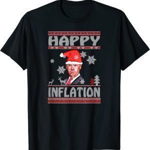 Joe Biden Happy Inflation Ugly Christmas Pajama Classic Shirt