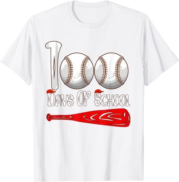100 Days Of School Baseball Hats Happy Day Of School T-Shirt