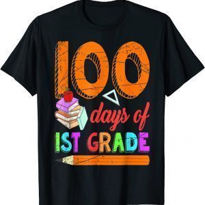 100 Days Of School First Grade School Student Pupil Classic Shirt