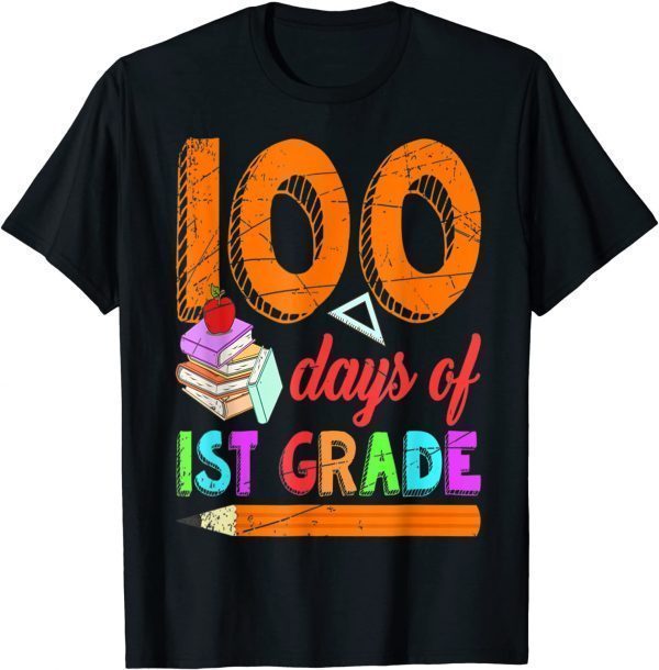 100 Days Of School First Grade School Student Pupil Classic Shirt